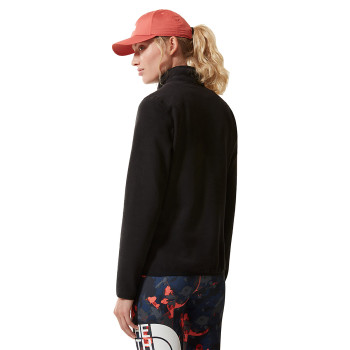 THE NORTH FACE Women's 100 Glacier 1/4 Zip Fleece - TNF Black 2