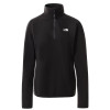 THE NORTH FACE Women's 100 Glacier 1/4 Zip Fleece - TNF Black 2