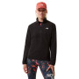 THE NORTH FACE Women's 100 Glacier 1/4 Zip Fleece - TNF Black 2