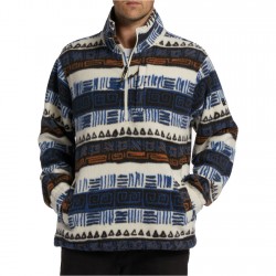 BILLABONG Boundary - Half Zip Mock Neck Fleece for Men - Bleach