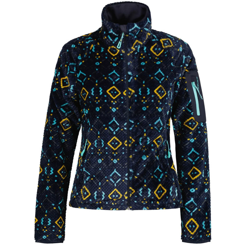 ICEPEAK Crete - Women's Ful-zip Fleece - Dark Blue
