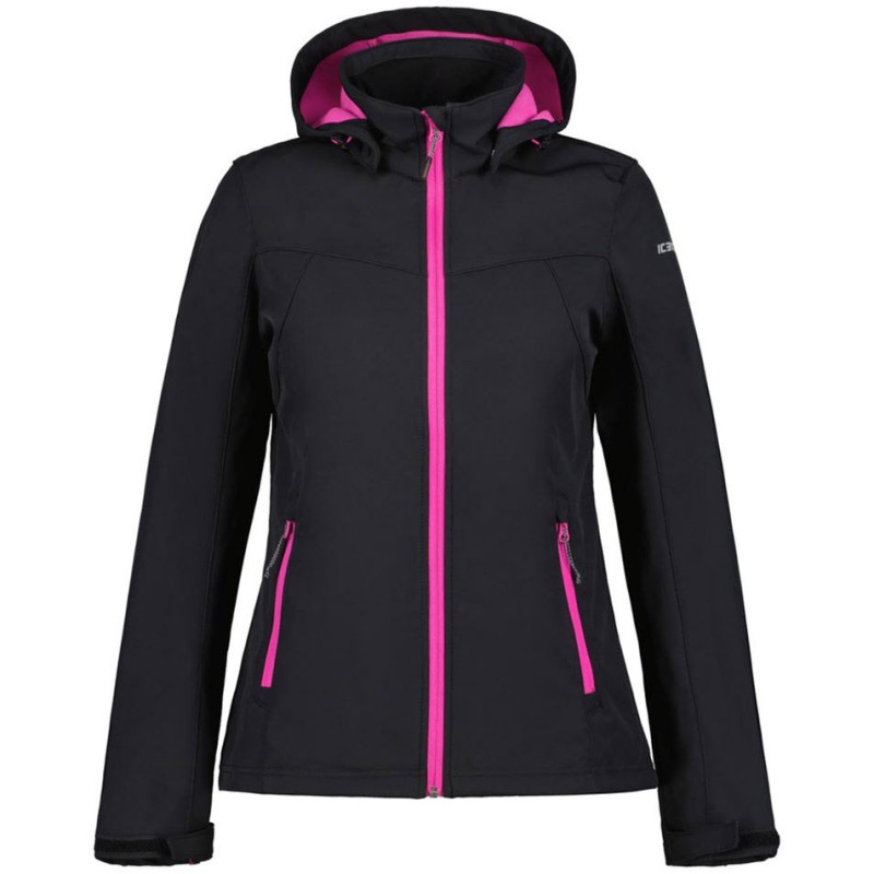 ICEPEAK Brenham - Γυναικείο softshell jacket - Black