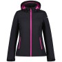 ICEPEAK Brenham - Γυναικείο softshell jacket - Black ICEPEAK Brenham - Γυναικείο softshell jacket - Black