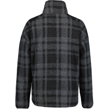 ICEPEAK Mount - Men's 1/4 ZIP fleece/wool  - Lead Gray ICEPEAK Mount - Men's 1/4 ZIP fleece/wool  - Lead Gray