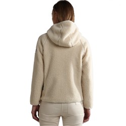 NAPAPIJRI Yupik 1- Γυναικείο φλίς Hoodie με Φερμουάρ - Whitecap Gray
