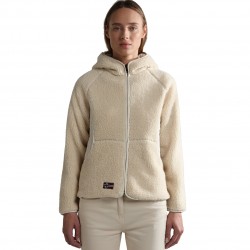 NAPAPIJRI Yupik 1- Γυναικείο φλίς Hoodie με Φερμουάρ - Whitecap Gray