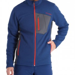 SPYDER Bandit Hybrid Full Zip - Men's fleece Jacket - Abyss Volcano