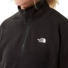 THE NORTH FACE Women's 100 Glacier 1/4 Zip Fleece - TNF Black