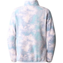 THE NORTH FACE Women's 100 Glacier 1/4 Zip Fleece - Lavender Fog Glacier Dye Print