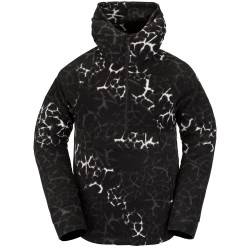 VOLCOM V-Science Fleece - Ανδρικό φλίς 1/2 Zip Hoodie - Black Giraffe