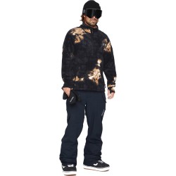 VOLCOM V-Science Fleece - Ανδρικό φλίς 1/2 Zip - Bleach Black