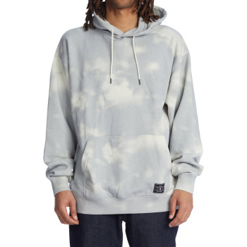 DC New School - Hoodie for Men - Lily White Halftone smoke