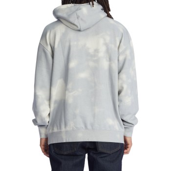 DC New School - Hoodie for Men - Lily White Halftone smoke