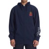 DC The Hills - Zip Up Hoodie for Men - Navy Blazer