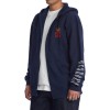 DC The Hills - Zip Up Hoodie for Men - Navy Blazer