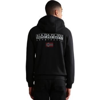 NAPAPIJRI B-Ayas 1 Men's Full Zip Hoodie Sweatshirt - Black
