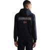 NAPAPIJRI B-Ayas 1 Men's Full Zip Hoodie Sweatshirt - Blue Marine