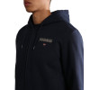 NAPAPIJRI B-Ayas 1 Men's Full Zip Hoodie Sweatshirt - Blue Marine