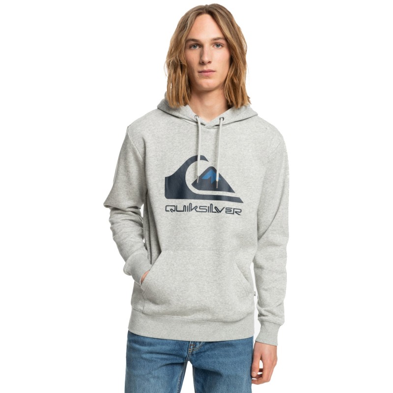 QUIKSILVER Big Logo - Men's Hoodie - Athletic Heather