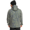 QUIKSILVER Shredder - Technical Half Zip DWR Hoodie - True Black/Fade Out Camo
