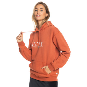 ROXY Surf Stoked Brushed B - Women's Hoodie - Baked Clay