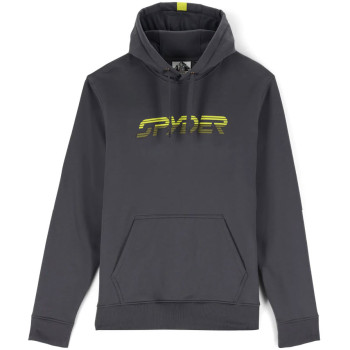 SPYDER Retro Logo Pullover - Men's Hoodie- Ebony