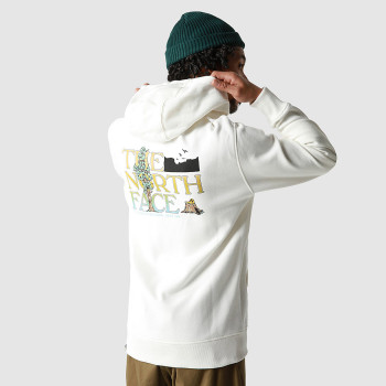 THE NORTH FACE Seasonal Graphic - Men's Hoodie - Gardenia White