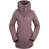 VOLCOM Tower Pullover Fleece - Women's Hoodie - Rosewood