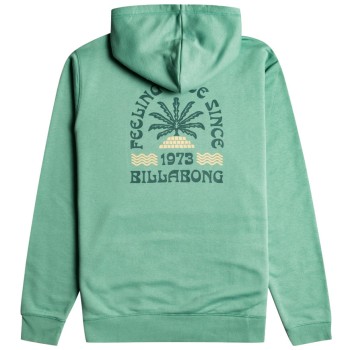 BILLABONG Feeling Free - Ανδρικό φούτερ με κουκούλα - Dusty Green BILLABONG Feeling Free - Ανδρικό φούτερ με κουκούλα - Dusty Green