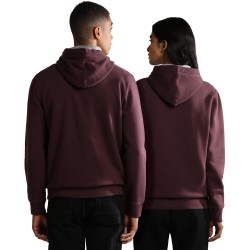 NAPAPIJRI Burgee Winter 2 - Men's Hoodie Sweatshirt - Burgundy Fudge