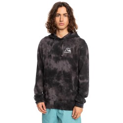 QUIKSILVER Cloudy - Ανδρικό Φούτερ - Black cloudy tie dye