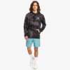 QUIKSILVER Cloudy - Ανδρικό Φούτερ - Black cloudy tie dye