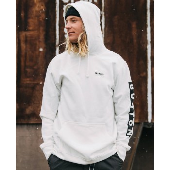 Burton Vault Pullover Hoodie - Stout White  Burton Vault Pullover Hoodie - Stout White