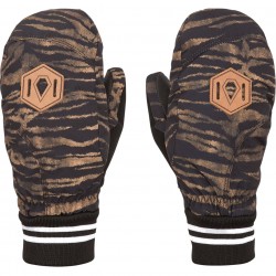 VOLCOM Bistro Mitt - Women's mittens Gloves - Tiger Print