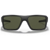 Oakley Double Edge - Sunglasses - Matte Black/Dark Grey Lenses
