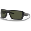 Oakley Double Edge - Sunglasses - Matte Black/Dark Grey Lenses