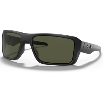 Oakley Double Edge - Sunglasses - Matte Black/Dark Grey Lenses