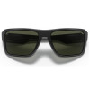 Oakley Double Edge - Sunglasses - Matte Black/Dark Grey Lenses