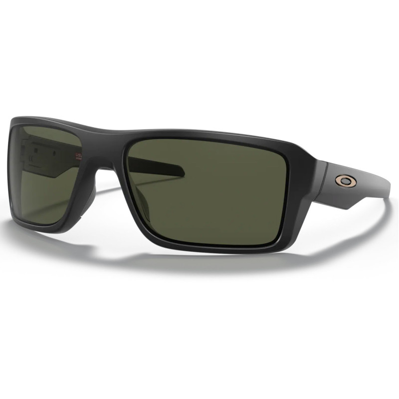 Oakley Double Edge - Sunglasses - Matte Black/Dark Grey Lenses