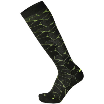 MICO 282 Light weight - X-Performance Ski Touring socks - Black/Yellow
