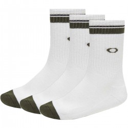 OAKLEY Essential Socks 3 Pack - Crew Κάλτσες Ανδρικές - White