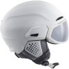 ALPINA Alto Hi-EPS + Visor Q-Lite - Ski/Snowboard Helmet - White matt