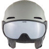 ALPINA Alto Hi-EPS + Visor Q-Lite - Ski/Snowboard Helmet - moon-grey matt