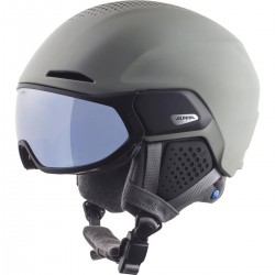 ALPINA Alto Hi-EPS + Visor Q-Lite - Κράνος Ski/Snowboard - Moon-grey matt