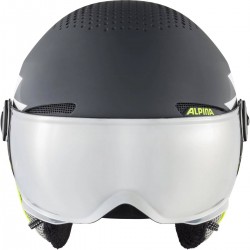 ALPINA Zupo Junior Hi-EPS + Visor Q-Lite- Παιδικό Κράνος με μάσκα Ski/Snowboard - charcoal-neon matt