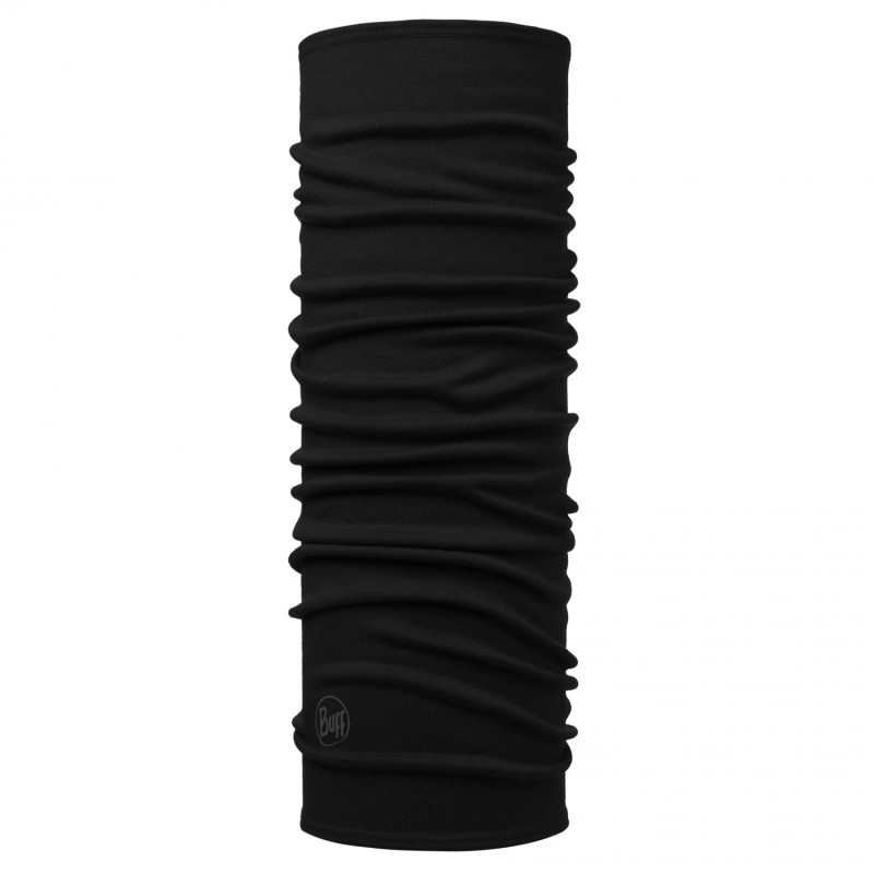 BUFF Merino Midweight Neckwear - Solid Black