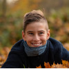 P.A.C. Kids Merino Wool - 100% Wool (Merino) Neckwear - Little Squares
