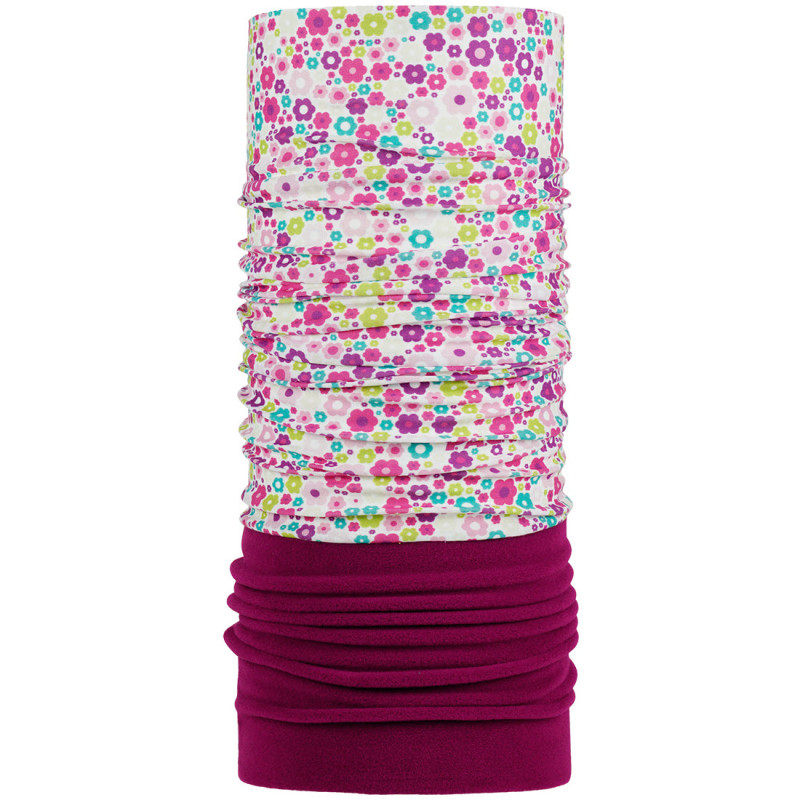 P.A.C. Kids Recycling Fleece - Neckwarmer - Flower Multi