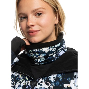 ROXY Lana - Γυναικείος Λαιμός - True Black Black Flowers ROXY Lana - Γυναικείος Λαιμός - True Black Black Flowers