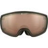 ALPINA DOUBLE JACK MAG Quattroflex Q - Ski/Snowboard Goggle - Black matt/Black spherical mirror